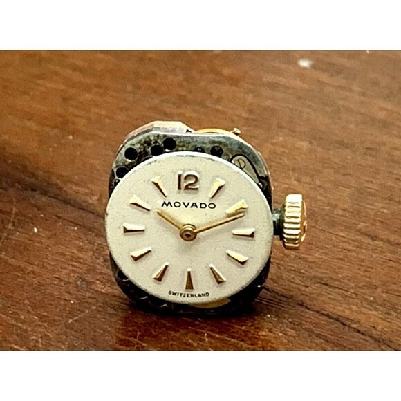 Movado Women's Watch 17J Swiss Mechanical Movement WORKS FOR REPAIR PARTS - Picture 6 of 8